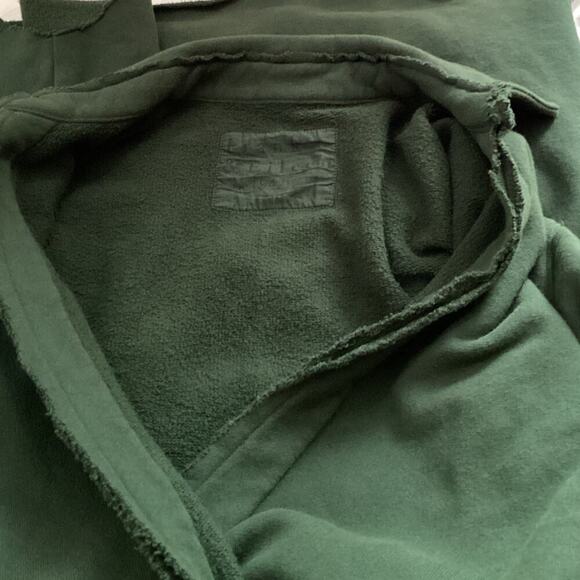 Frank & Eileen Willa Long Sleeve Triple Fleece Wrap Dress In Evergreen Small - Picture 14 of 16